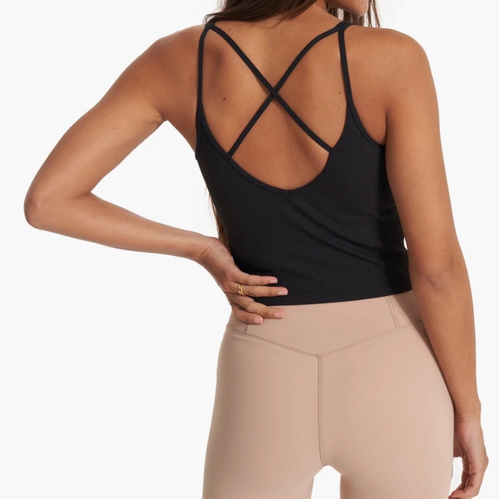 Vuori Rib Crop Tank - Picture 2 of 3
